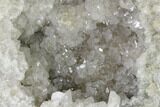 Keokuk Quartz Geode with Calcite & Pyrite - Iowa #144729-2